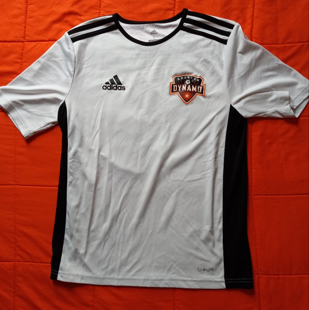 Adidas Houston Dynamo MLS Soccer Youth Jersey Size Large(no Ofitial)